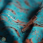 حرز امام جواد (ع) روی پوست آهو با قاب استیل گردن آویز